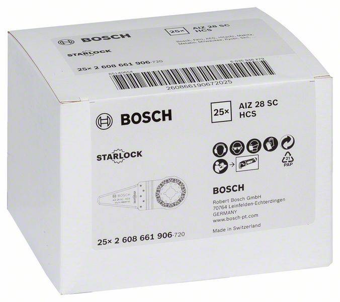 Bosch Accessories 2608661906 AIZ 28 SC Tauchsägeblatt 1 St.