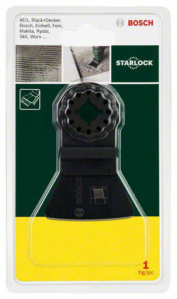 Bosch Starlock Sägeblatt, 1-teilig, kompatibel mit AEG, Black+Decker, Bosch, Einhell, Fein, Makita, Ryobi, Skil, Worx.