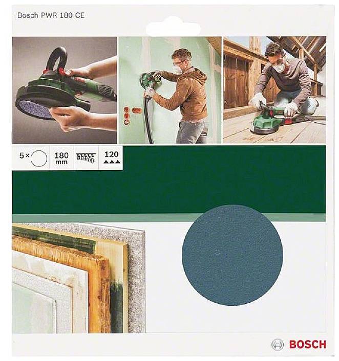 Bosch PWR180 Schleifscheibe 180mmK120(5)