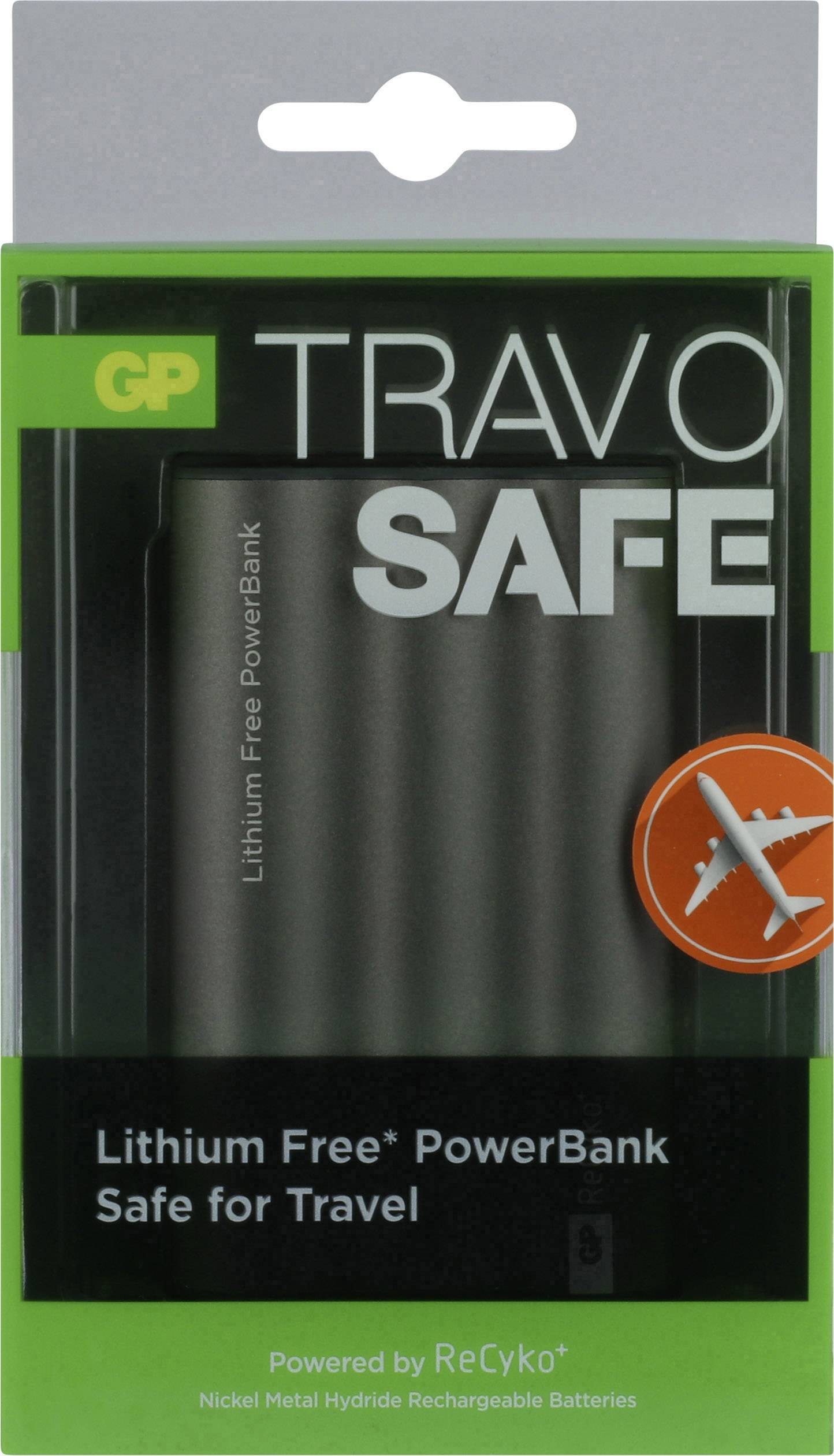 GP Batteries Travo Safe 4H03 Powerbank 3800 mAh NiMH Anthrazit