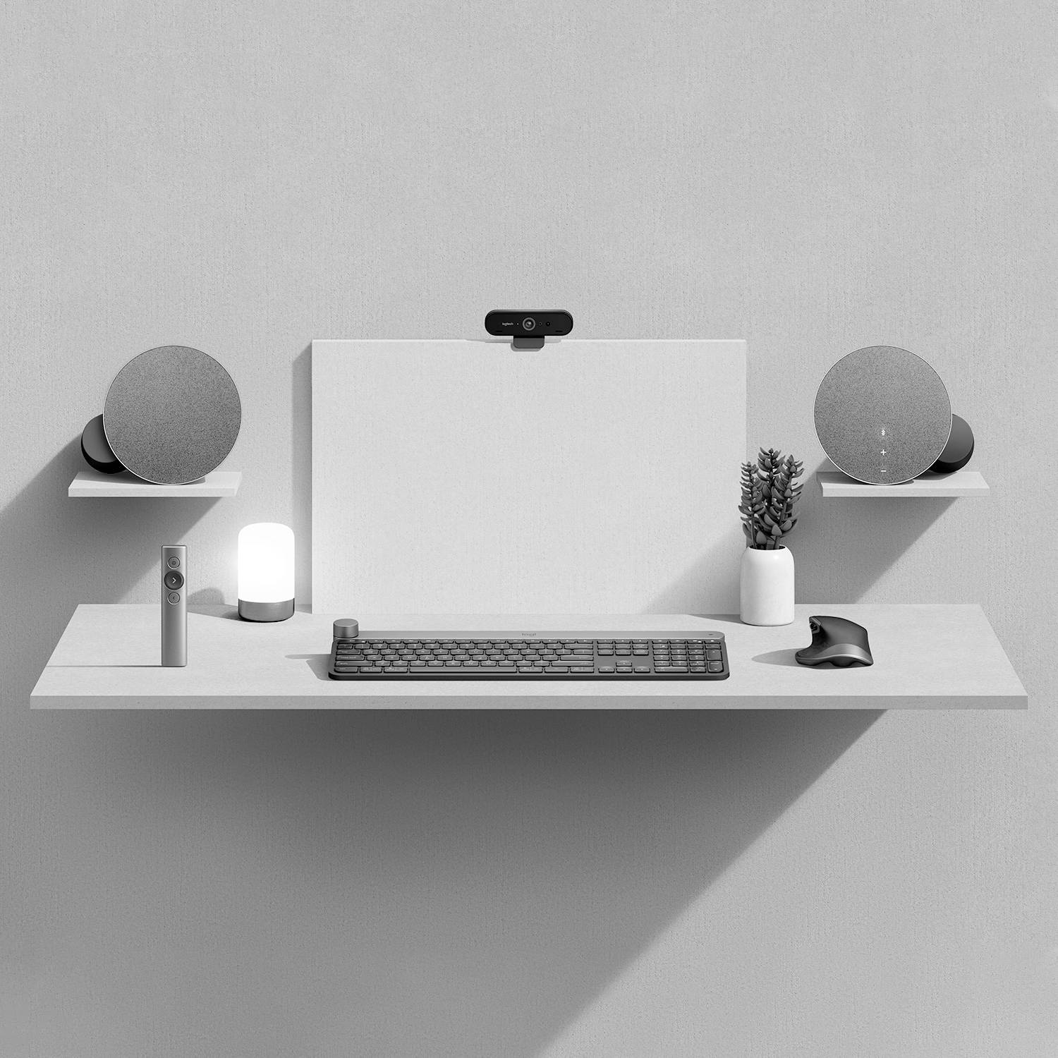 Logitech Craft Advanced USB, Funk, Bluetooth® Tastatur Deutsch, QWERTZ Schwarz Beleuchtet