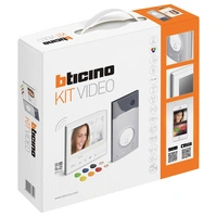 Legrand FLEX VIDEO LINEA3000 + X13E Video-Türsprechanlage 2-Draht, WLAN 2-Drahtübertrager, Netzteil, Komplett-Set 1 Familienhaus Legrand FLEX VIDEO LINEA3000 + X13E Video-Türsprechanlage 2-Draht, WLAN 2-Drahtübertrager, Netzteil, Komplett-Set 1 Familienhaus