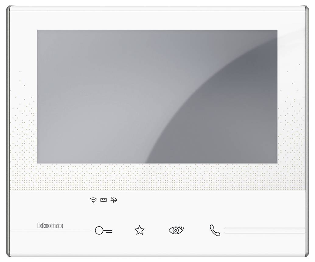 Legrand CLASSE300 X13E LIGHT Video-Türsprechanlage 2-Draht, WLAN Video-Inneneinheit 1 Familienhaus Weiß