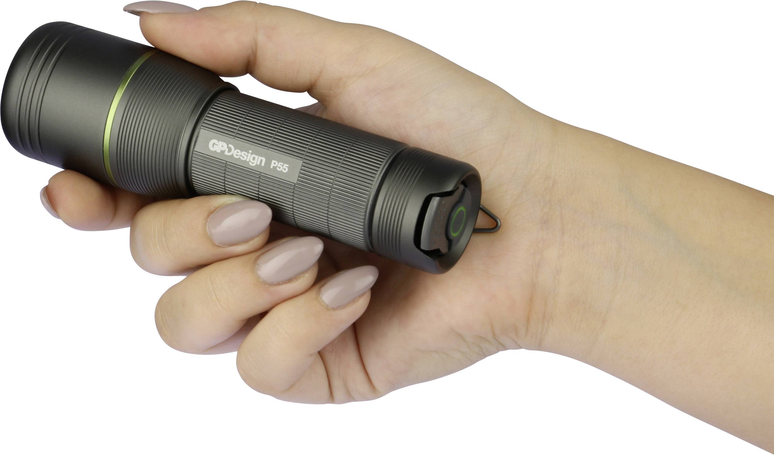 GP Design P55 Atlas LED Taschenlampe  batteriebetrieben 400 lm 48 h 149 g