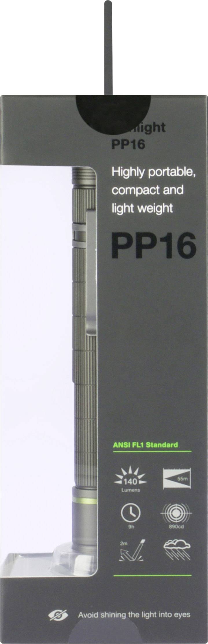 GP Design 265PP16A24AU-C2 PP16 Acamar Penlight batteriebetrieben LED 142mm Schwarz