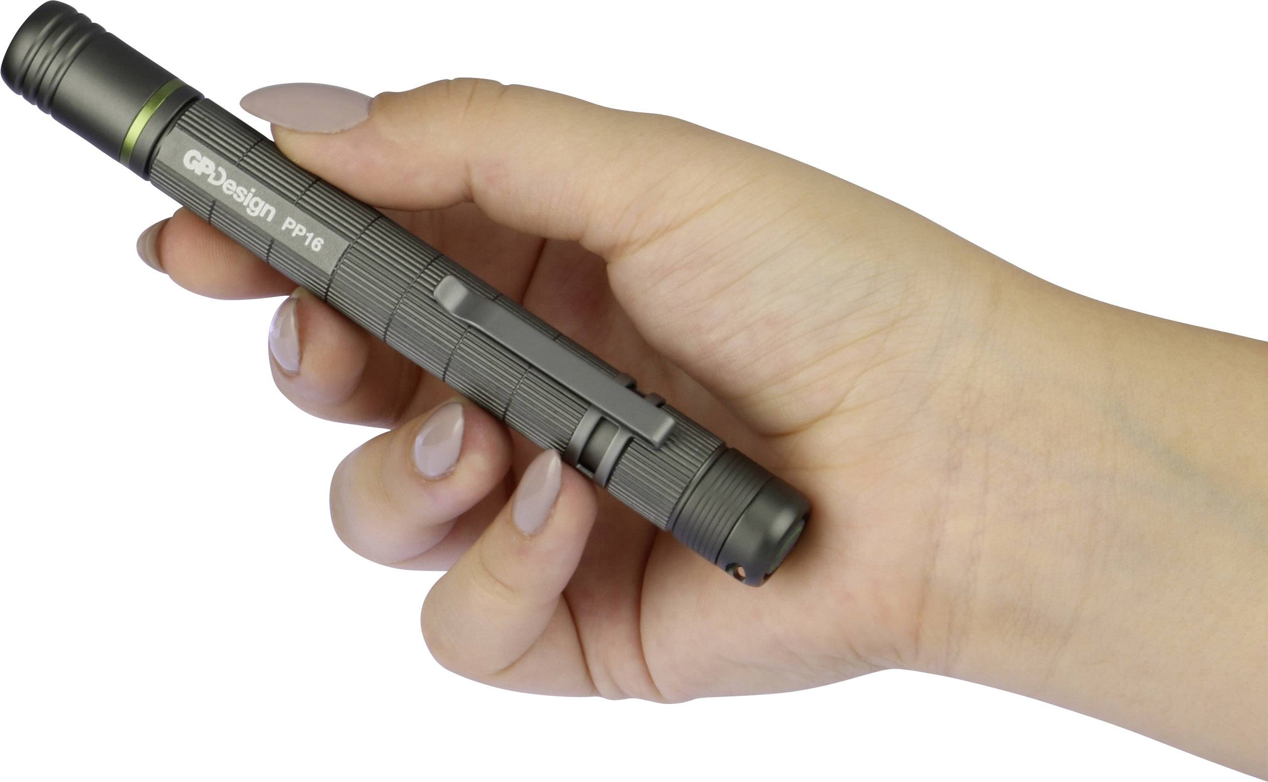 GP Design 265PP16A24AU-C2 PP16 Acamar Penlight batteriebetrieben LED 142mm Schwarz