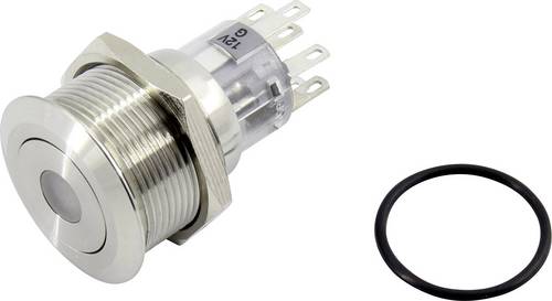 TC-GQ22-A-22ZD/B/12V/S203 Druckschalter 2 x Aus/Ein rastend 1St.