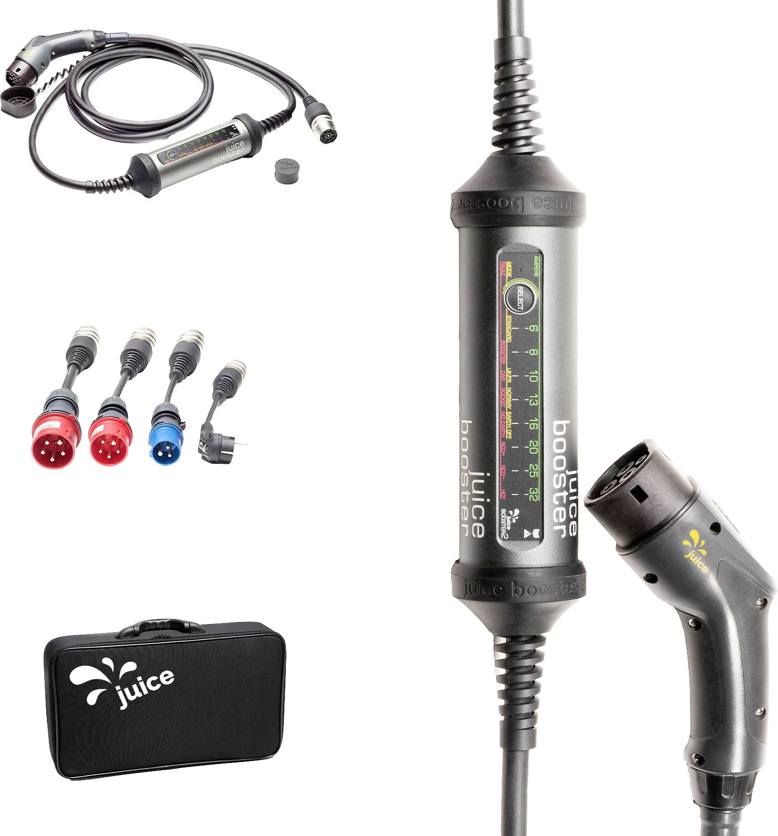 Juice technology Juice Booster 2 German Traveller Set Mobile Ladestation Typ 2 Mode 2 32A Anzahl