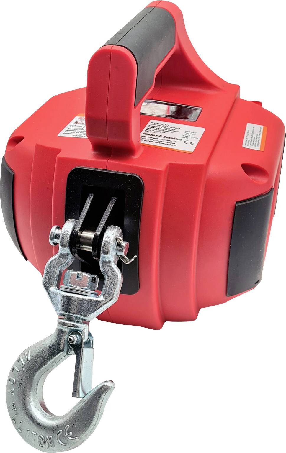 Berger & Schröter Seilwinde 31717 Zugkraft (stehend)=225kg Antrieb über Akkuschrauber