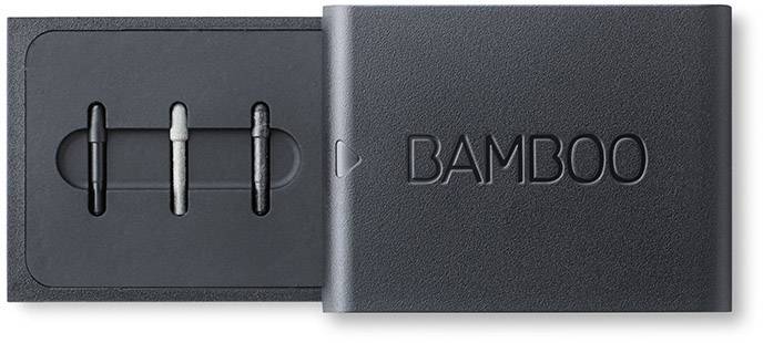 Wacom Bamboo INK CS-321 Touchpen  austauschbare Kohlefaserspitze, mit präziser Schreibspitze, mit druckempfindlicher Schreibspitze, Bluetooth Schwarz
