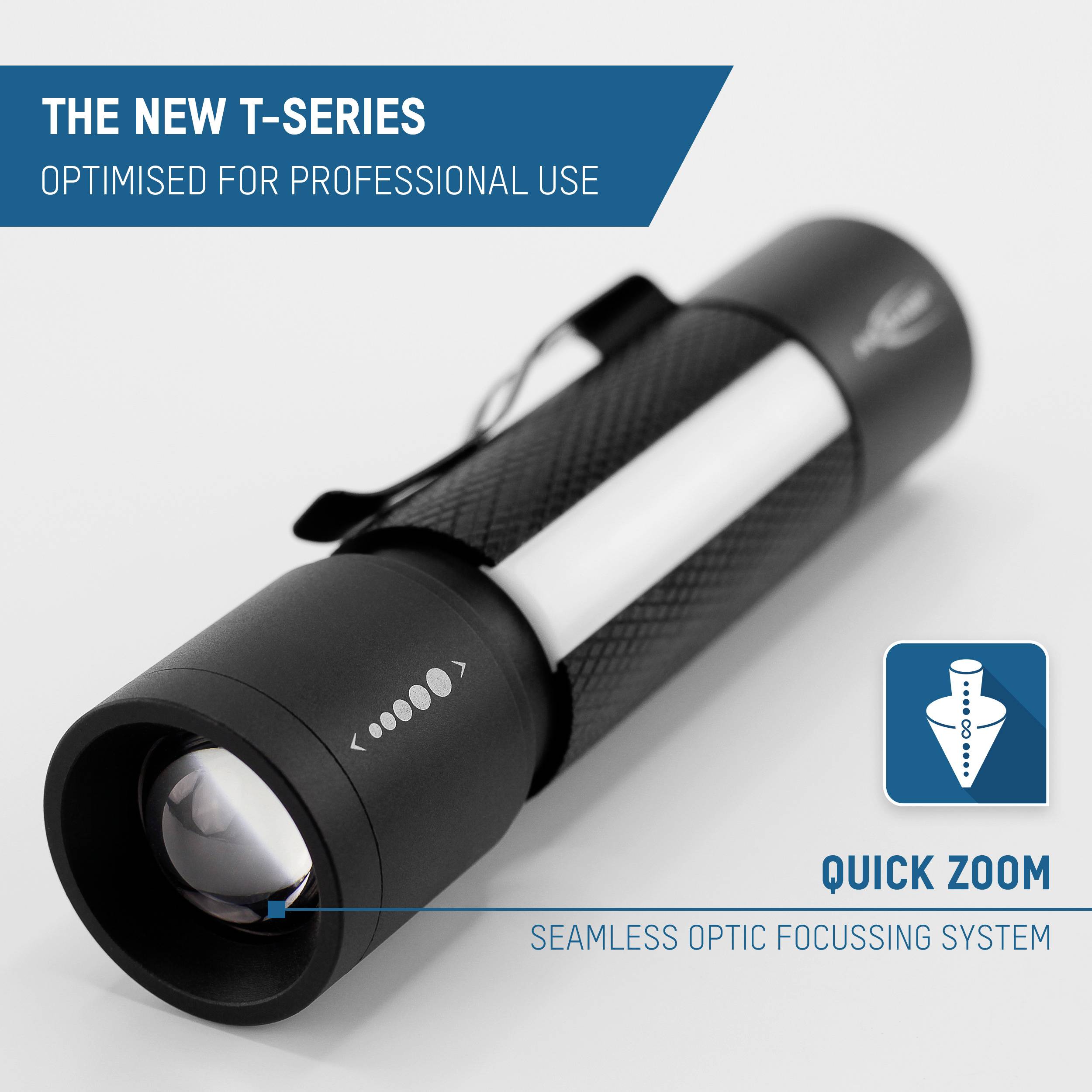 Ansmann Future Multi 3in1 LED Taschenlampe mit Gürtelclip batteriebetrieben 180lm 183g