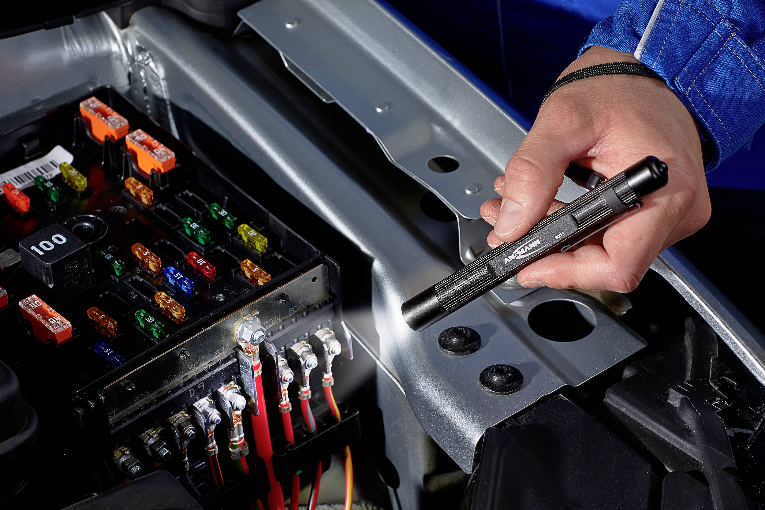 Ansmann 1600-0160 Future T120 Penlight batteriebetrieben LED 115 mm Schwarz