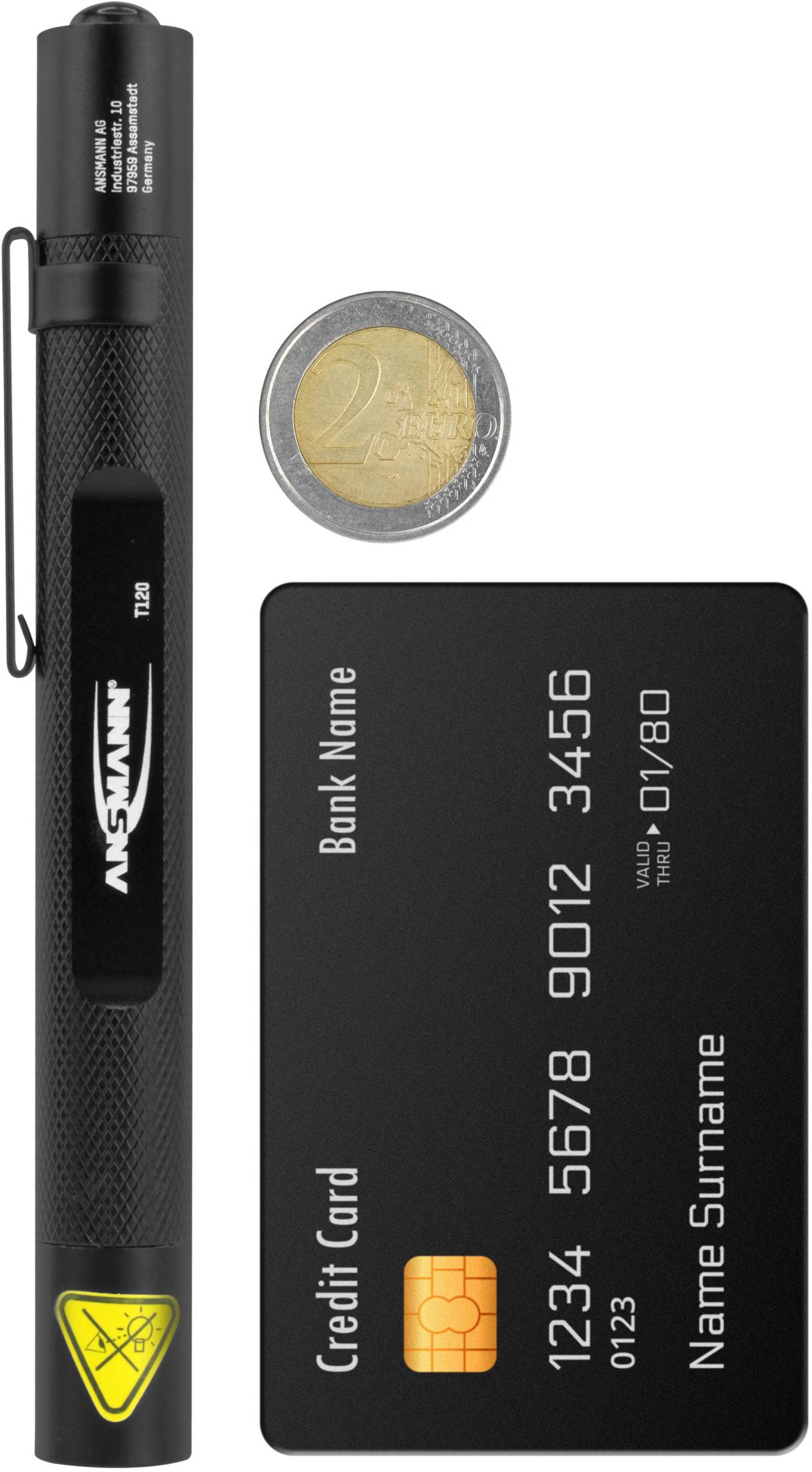 Ansmann 1600-0160 Future T120 Penlight batteriebetrieben LED 115mm Schwarz