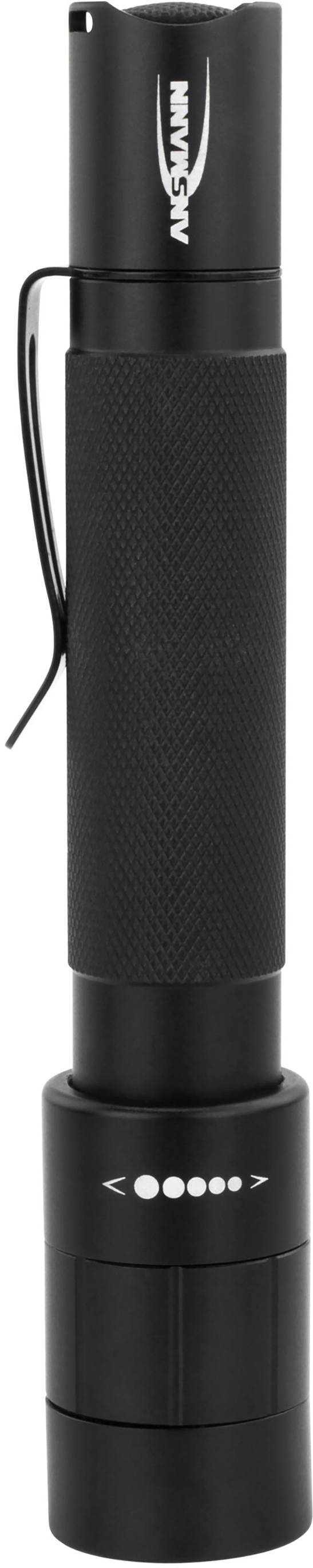 Ansmann M200F LED Taschenlampe mit Gürtelclip, mit Handschlaufe batteriebetrieben 240lm 174g