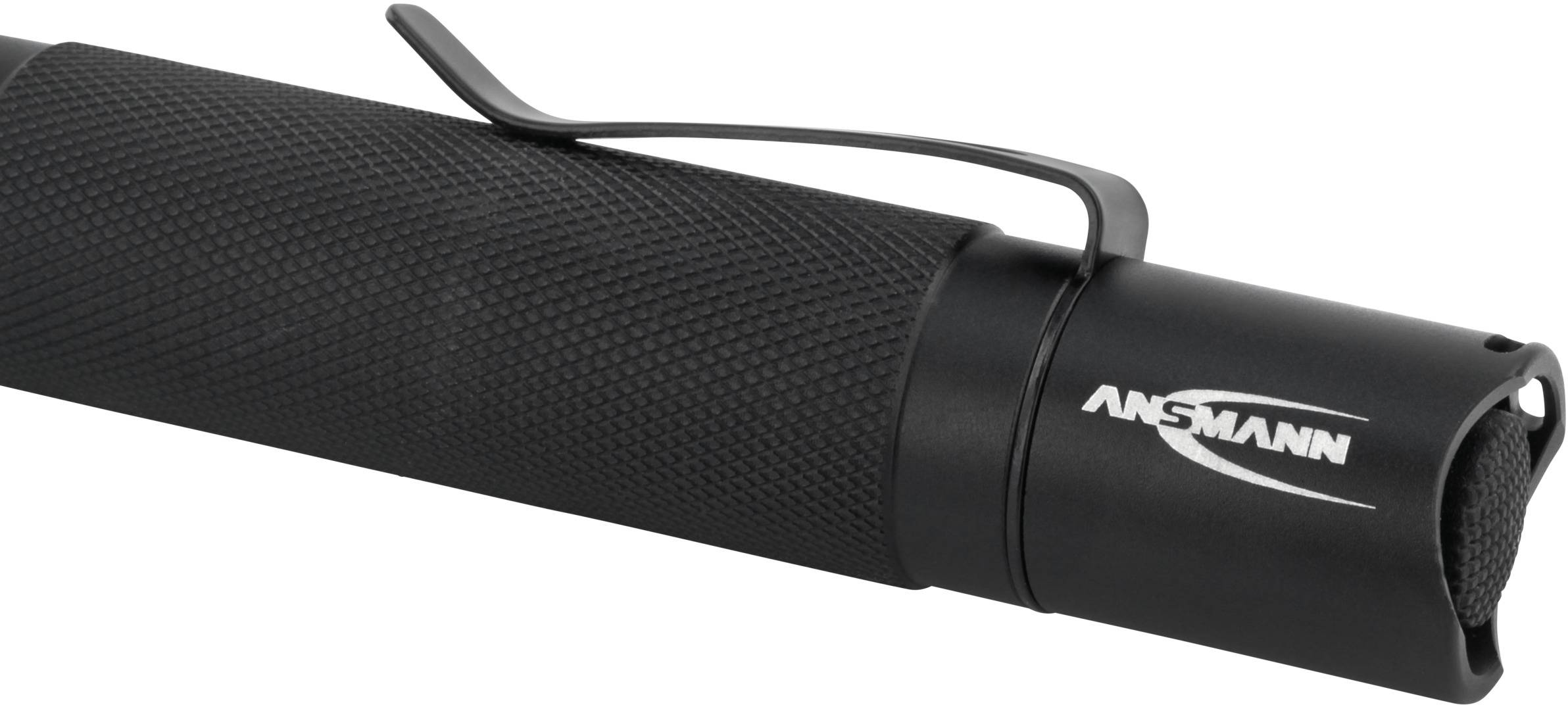 Ansmann M200F LED Taschenlampe mit Gürtelclip, mit Handschlaufe batteriebetrieben 240 lm 174 g