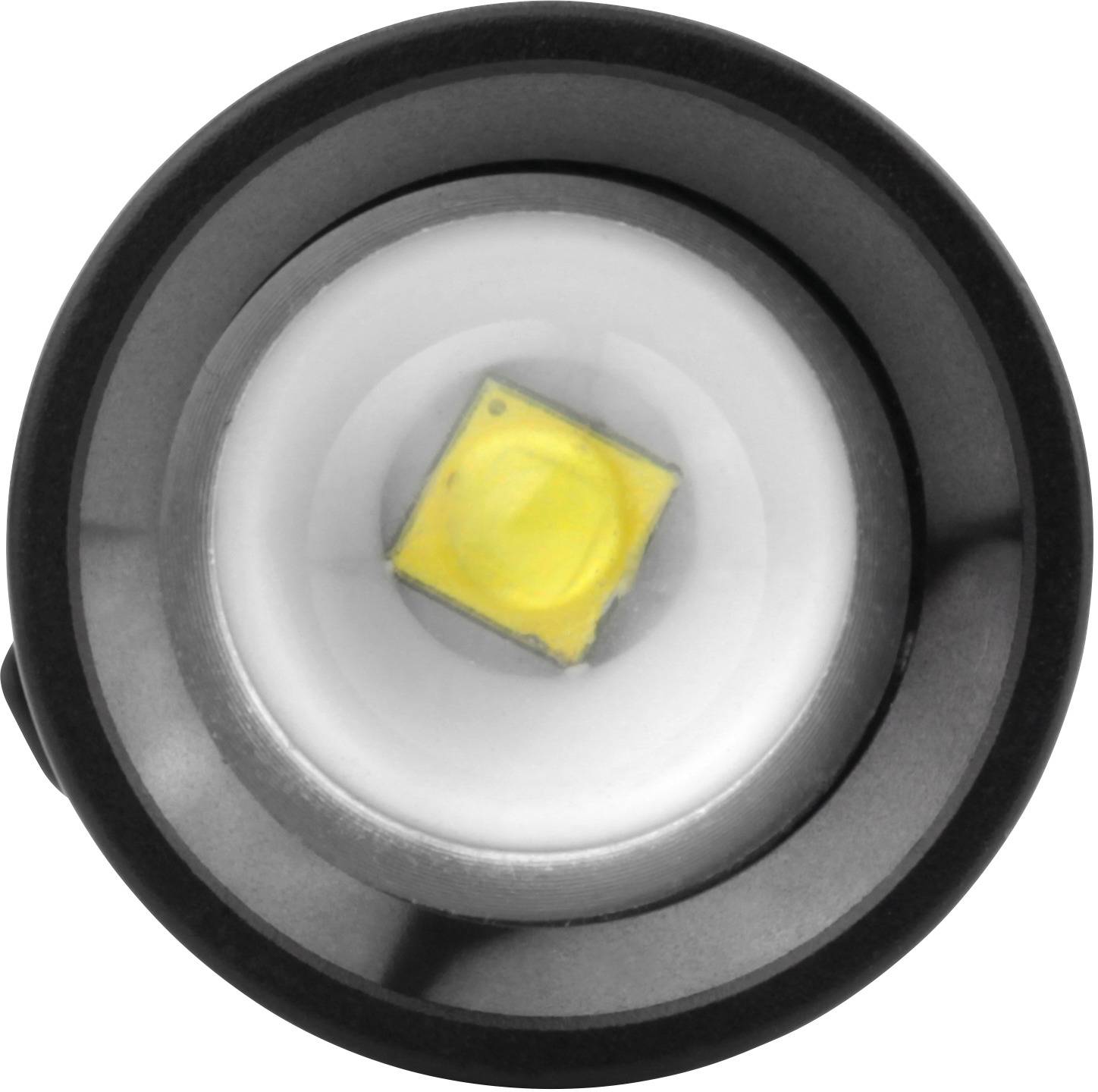 Ansmann LED Taschenlampe mit Gürtelclip, mit Handschlaufe batteriebetrieben 240 lm 174 g