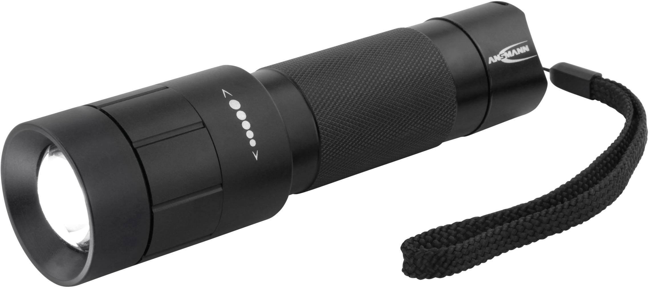 Ansmann M350F LED Taschenlampe mit Gürtelclip batteriebetrieben 320 lm 241 g
