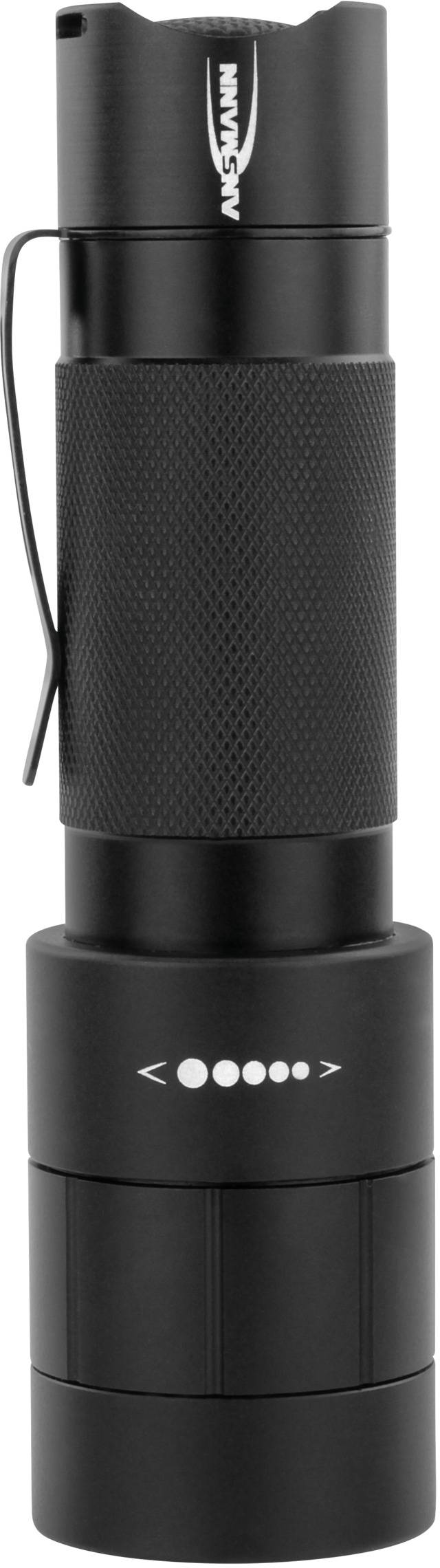 Ansmann M350F LED Taschenlampe mit Gürtelclip batteriebetrieben 320 lm 241 g