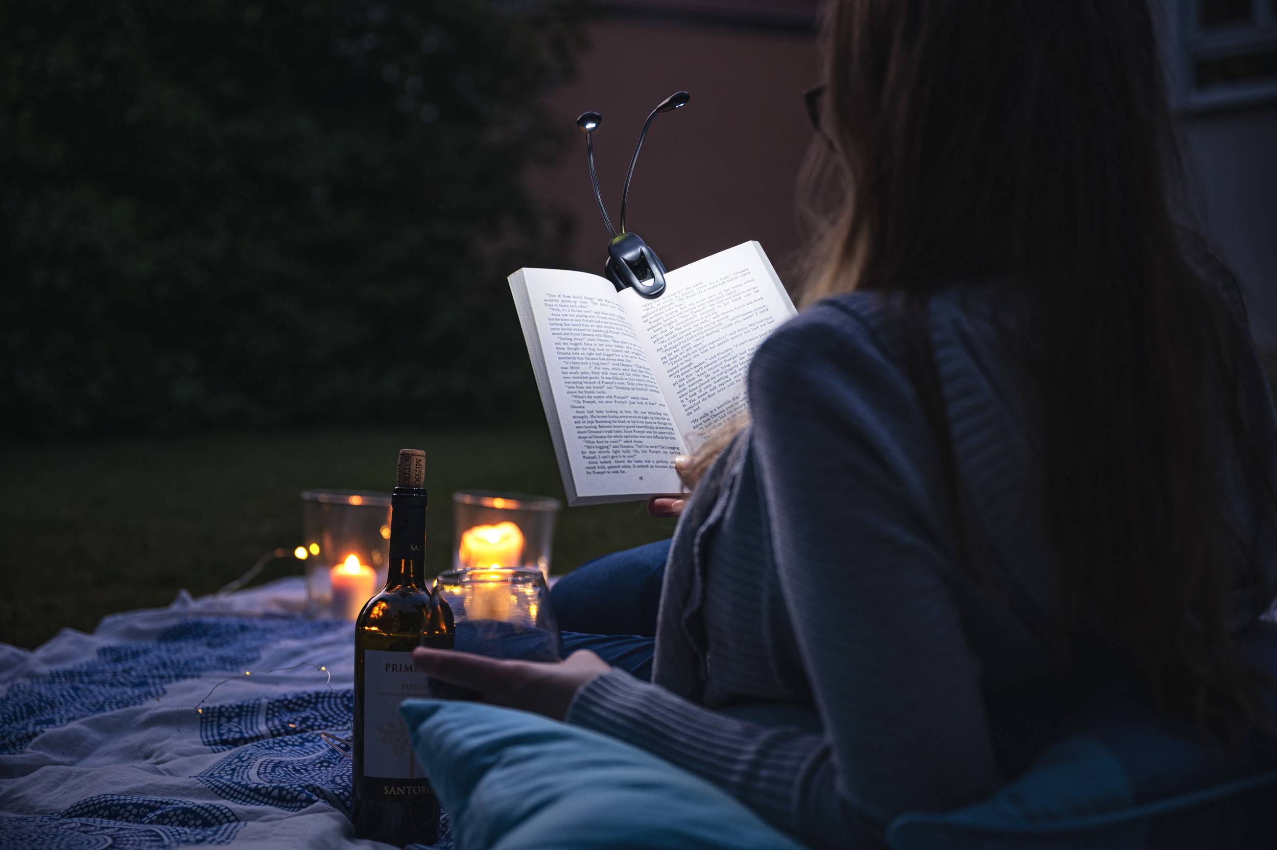 Ansmann Twinflex 1600-0119 Tischlampe LED 0.65W Schwarz, Silber