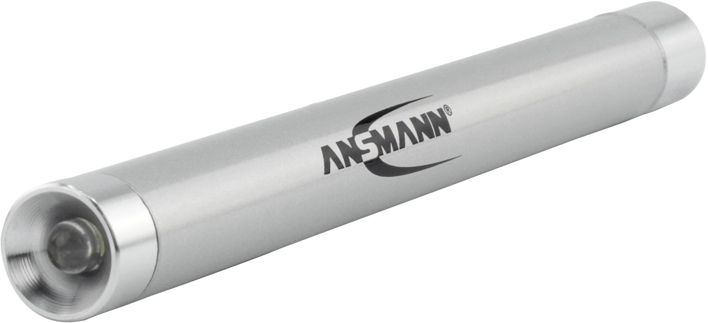 Ansmann 1600-0169 X15 Penlight batteriebetrieben LED 133.8 mm Silber