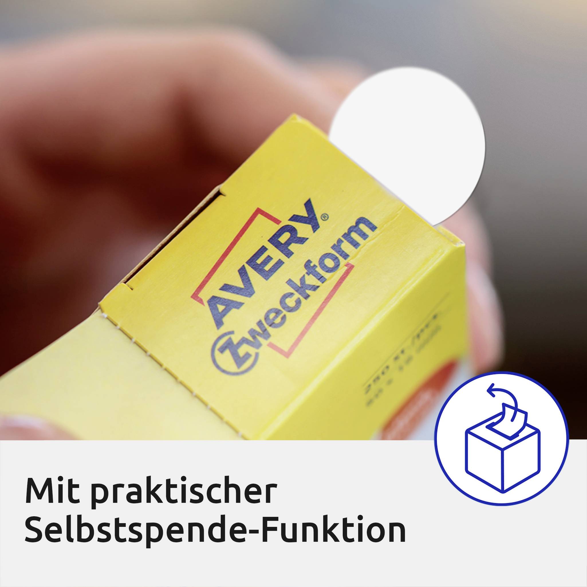 Avery-Zweckform 3850 Markierungspunkte Etiketten Ø 10mm Magenta 800 St. Permanent haftend Papier