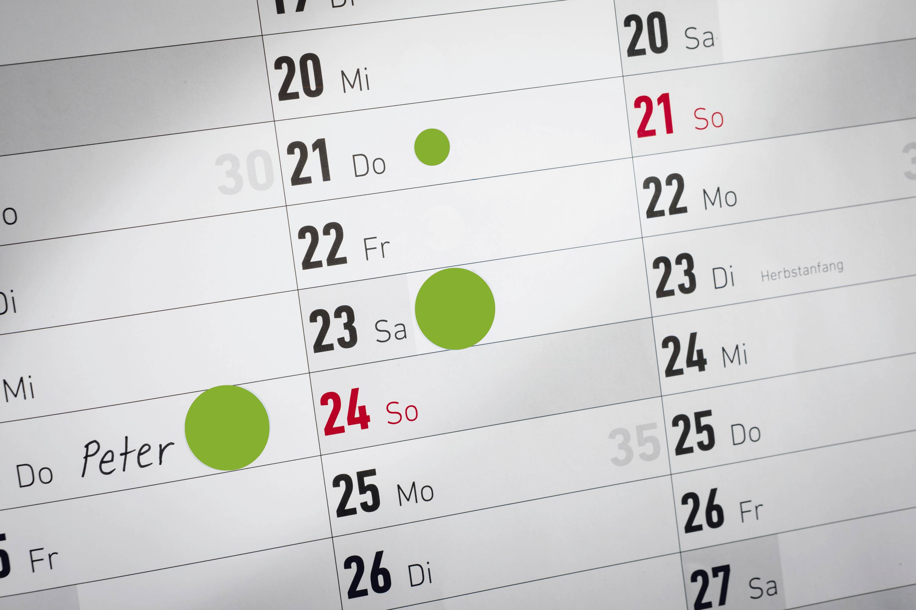 Avery-Zweckform 3851 Markierungspunkte Etiketten Ø 10mm Grün 800 St. Permanent haftend Papier