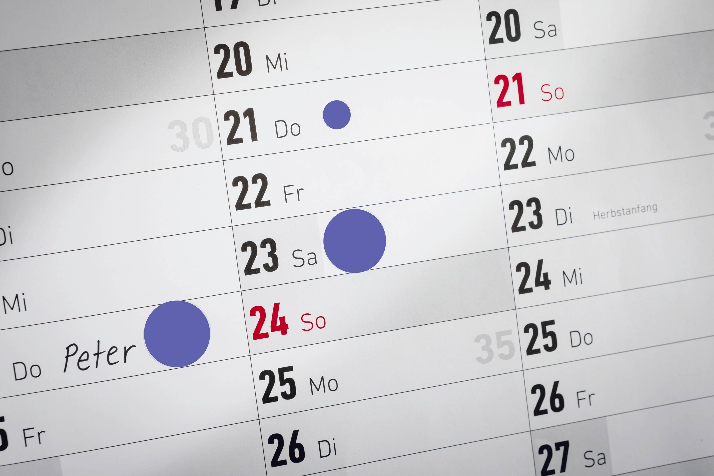 Avery-Zweckform 3853 Markierungspunkte Etiketten Ø 10mm Blau 800 St. Permanent haftend Papier