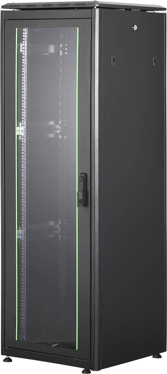 Digitus DN-19 36U-6/6-B-1 19 Zoll Netzwerkschrank (B x H x T) 600 x 1787 x 600mm 36 HE Schwarz (RAL 9005)