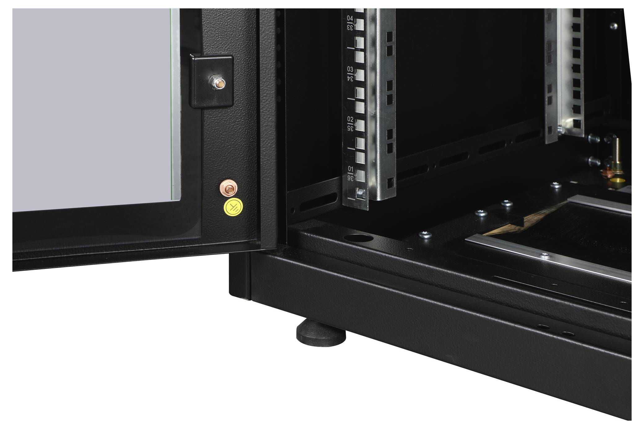 Digitus DN-19 36U-6/6-B-1 19 Zoll Netzwerkschrank (B x H x T) 600 x 1787 x 600mm 36 HE Schwarz (RAL 9005)