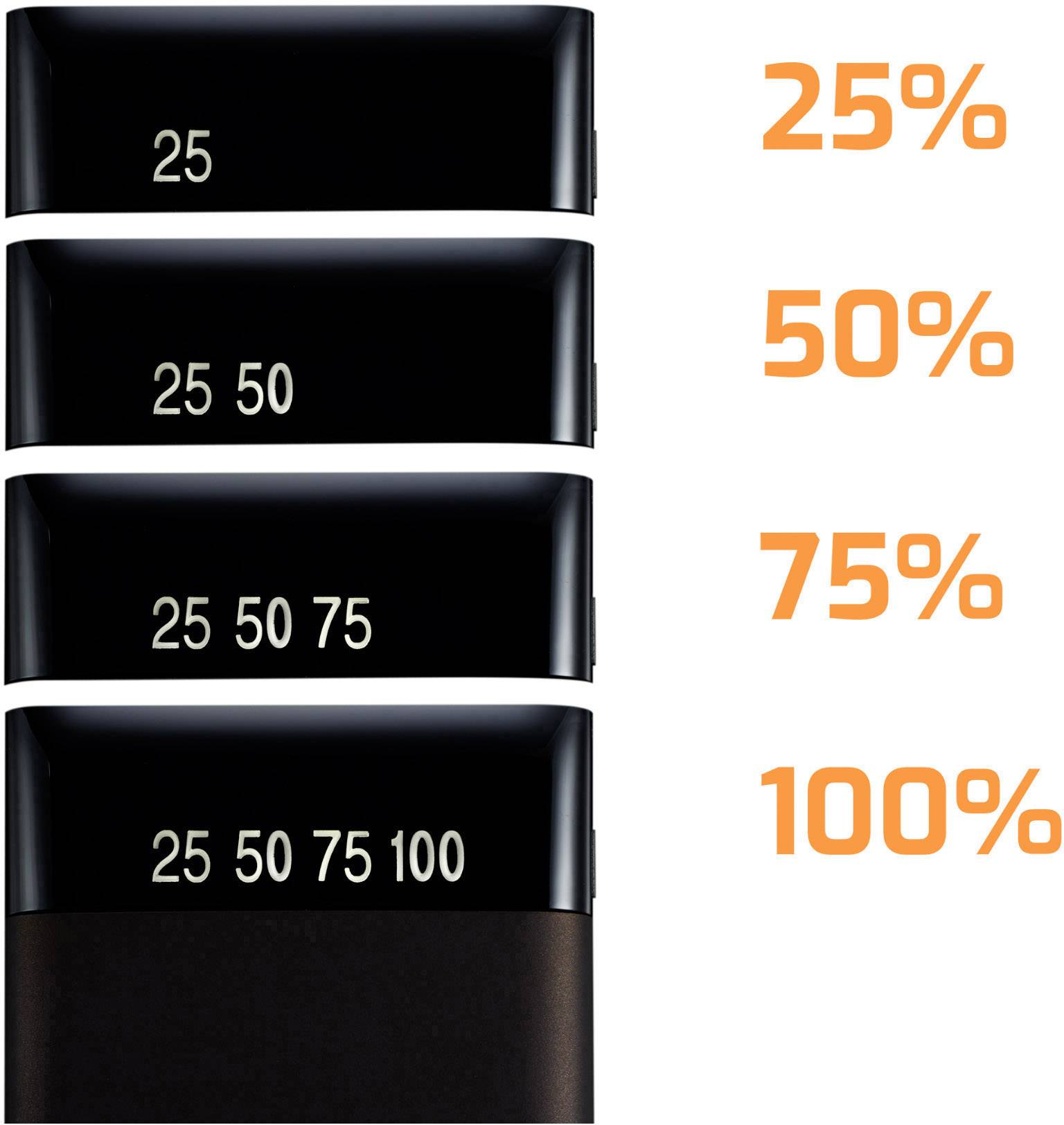 Tapfer TPB-15LED Powerbank (Zusatzakku) LiPo 15000 mAh 1003CTF