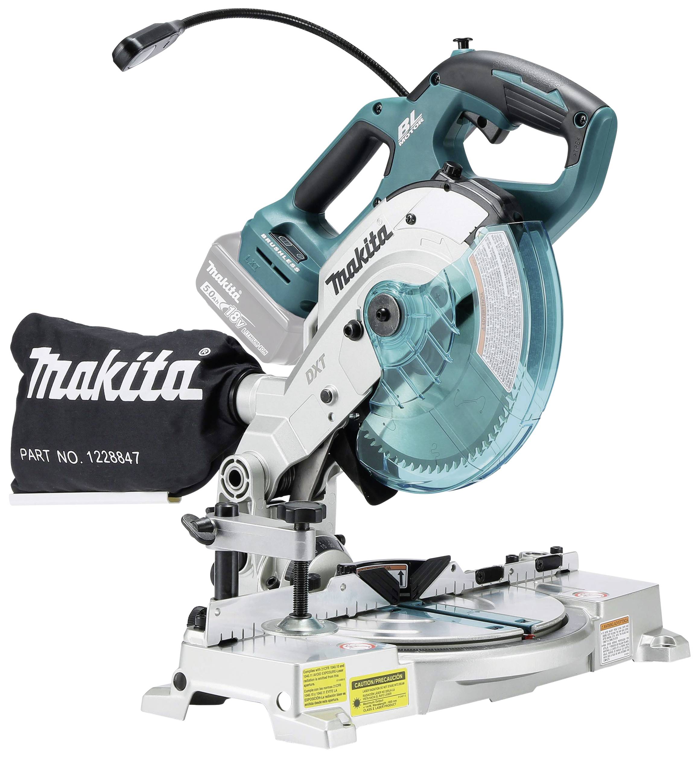 Makita Akku-Kapp- und Gehrungssäge ohne Akku, ohne Ladegerät 165mm 20mm