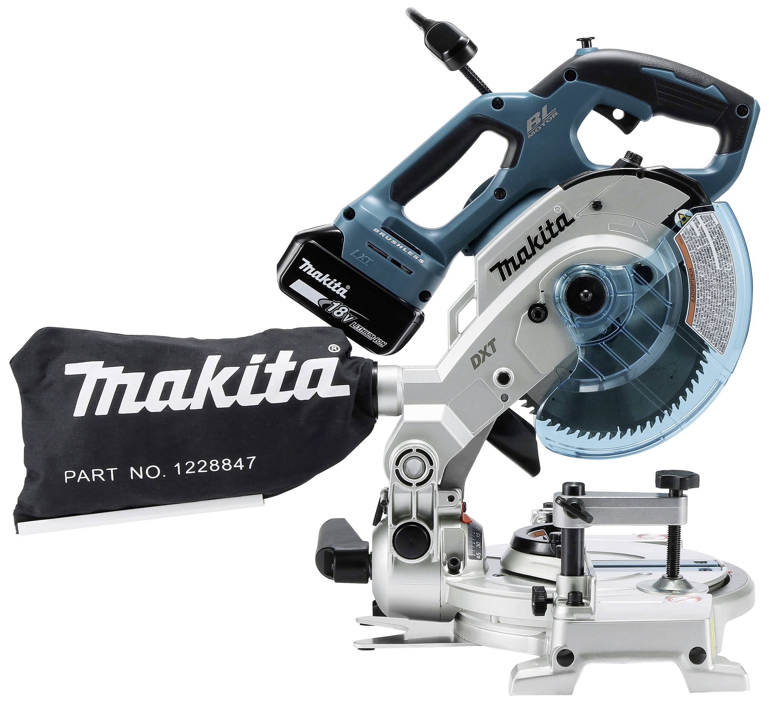 Makita Akku-Kapp- und Gehrungssäge ohne Akku, ohne Ladegerät 165 mm 20 mm