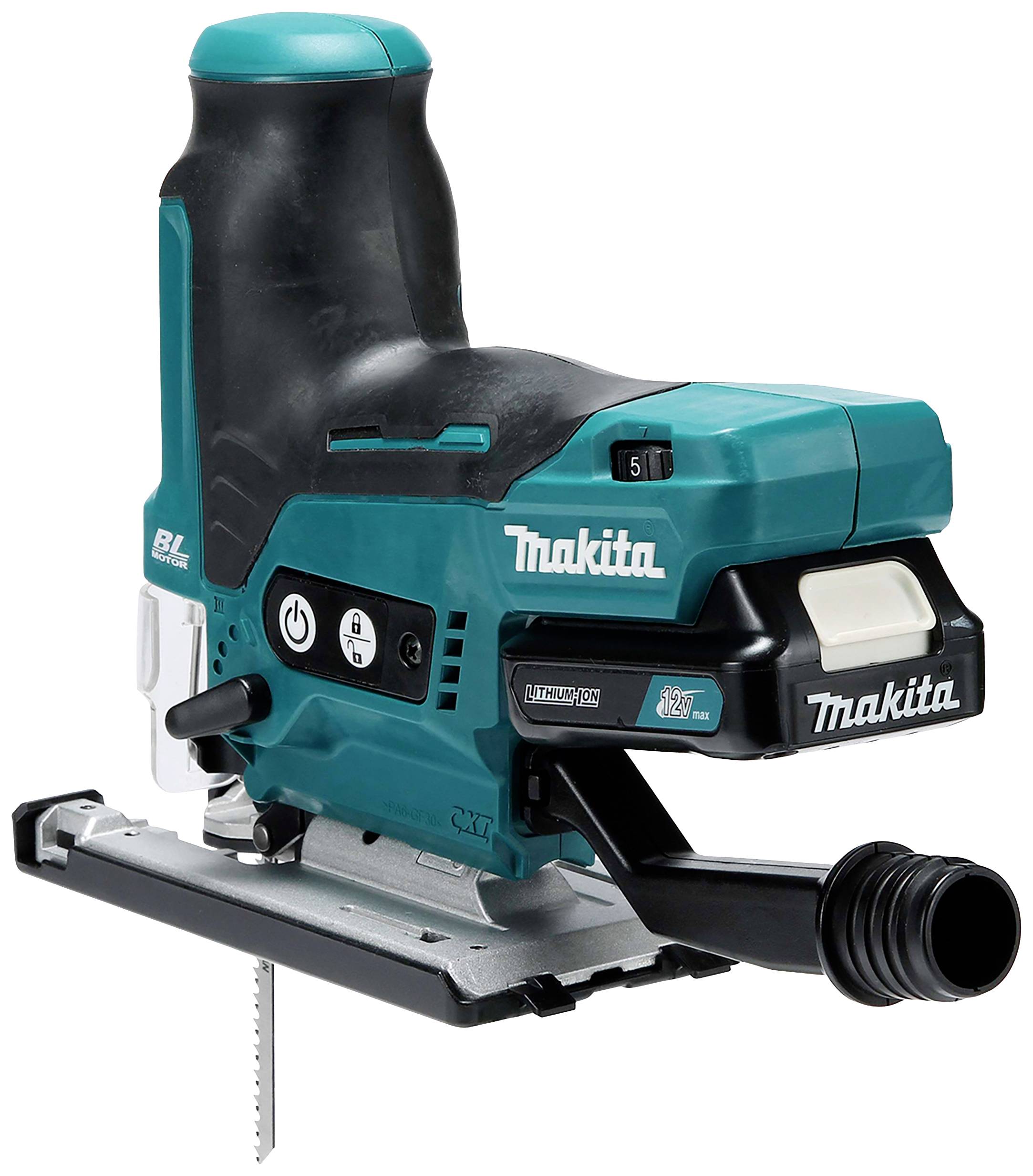 Makita Akku-Pendelhubstichsäge JV102DSMJ inkl. 2. Akku, inkl. Ladegerät, inkl. Koffer 10.8V 4Ah