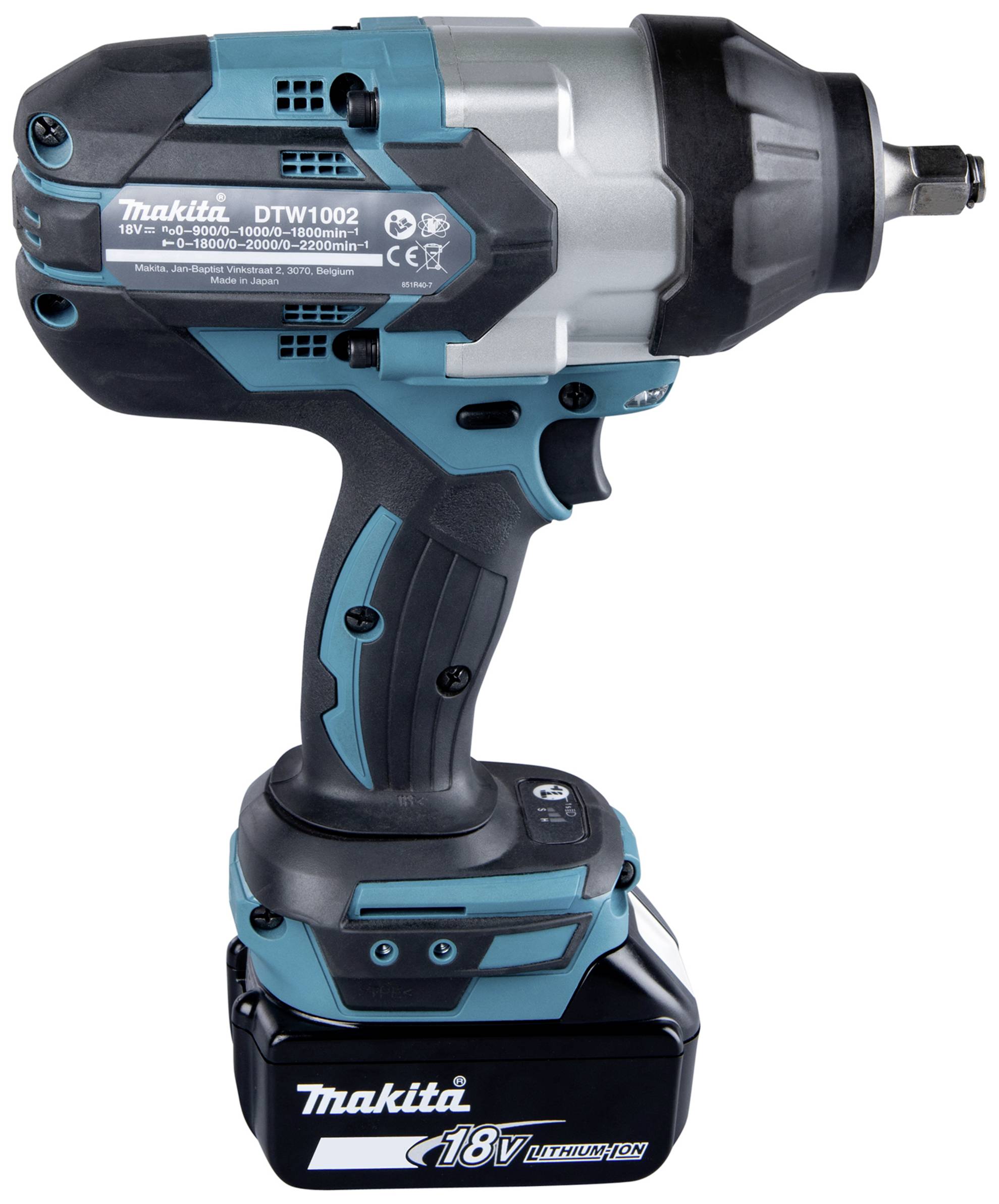 Makita DTW1002Z Akku-Schlagschrauber 1000 Nm 18 V Anzahl mitgelieferte Akkus 0 Li-Ion ohne Akku