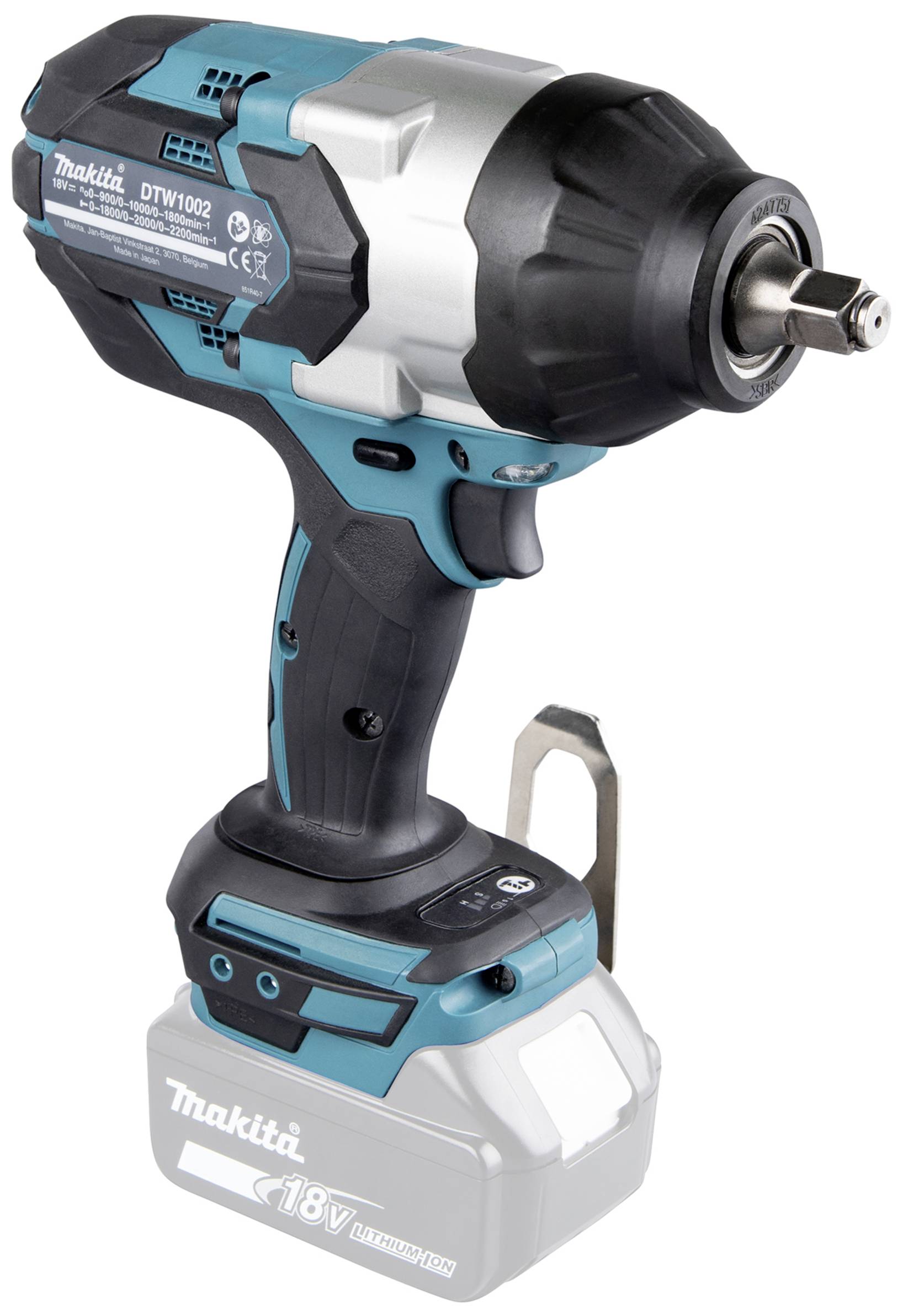 Makita DTW1002Z Akku-Schlagschrauber 1000 Nm 18 V Anzahl mitgelieferte Akkus 0 Li-Ion ohne Akku