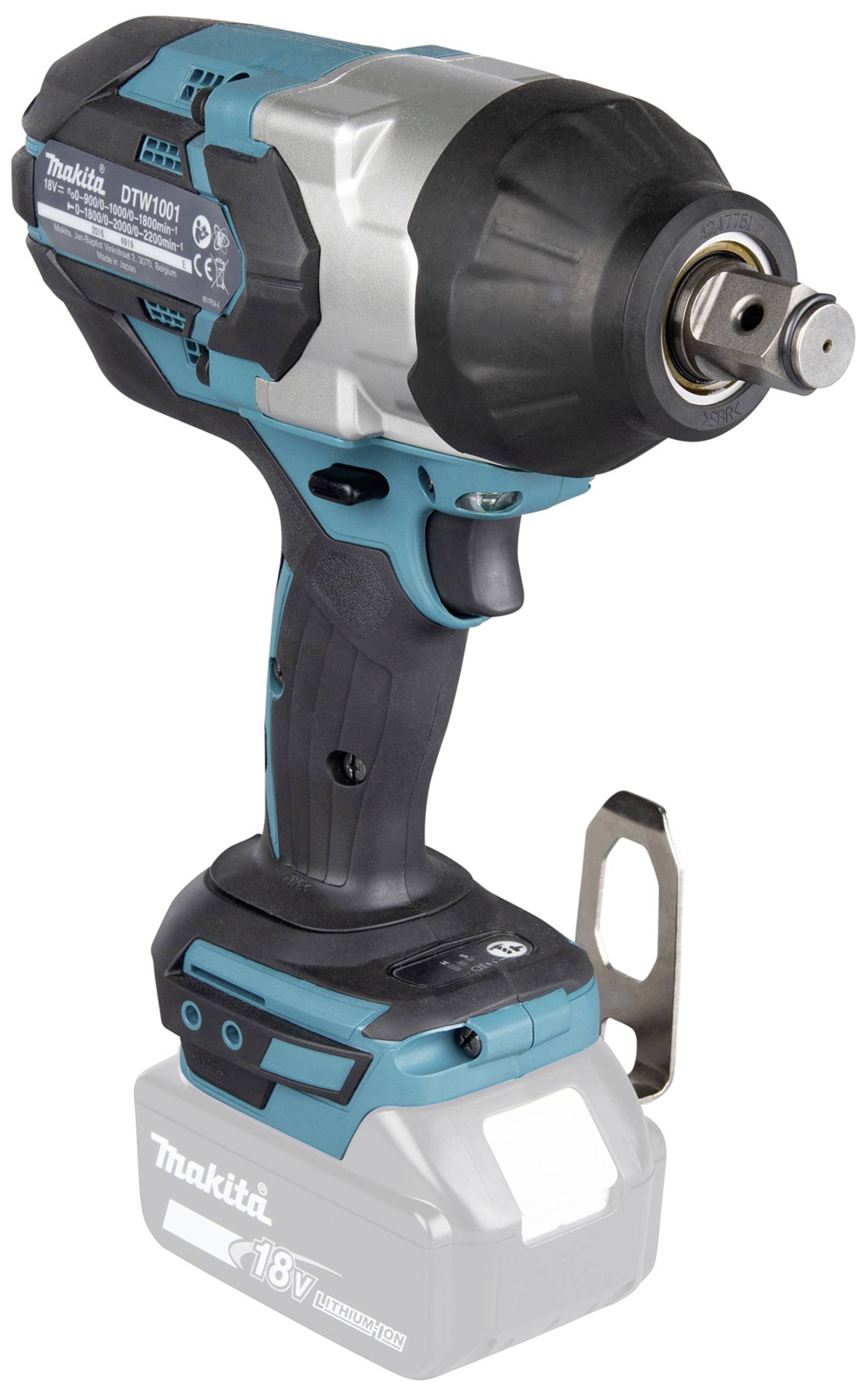 Makita DTW1001Z Akku-Schlagschrauber 1050 Nm 18 V Anzahl mitgelieferte Akkus 0 Li-Ion ohne Akku