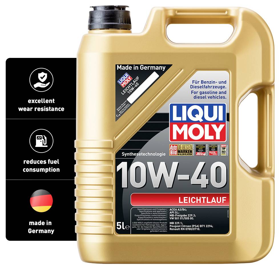 Liqui Moly LEICHTLAUF 10W-40 1310 Motoröl 5l