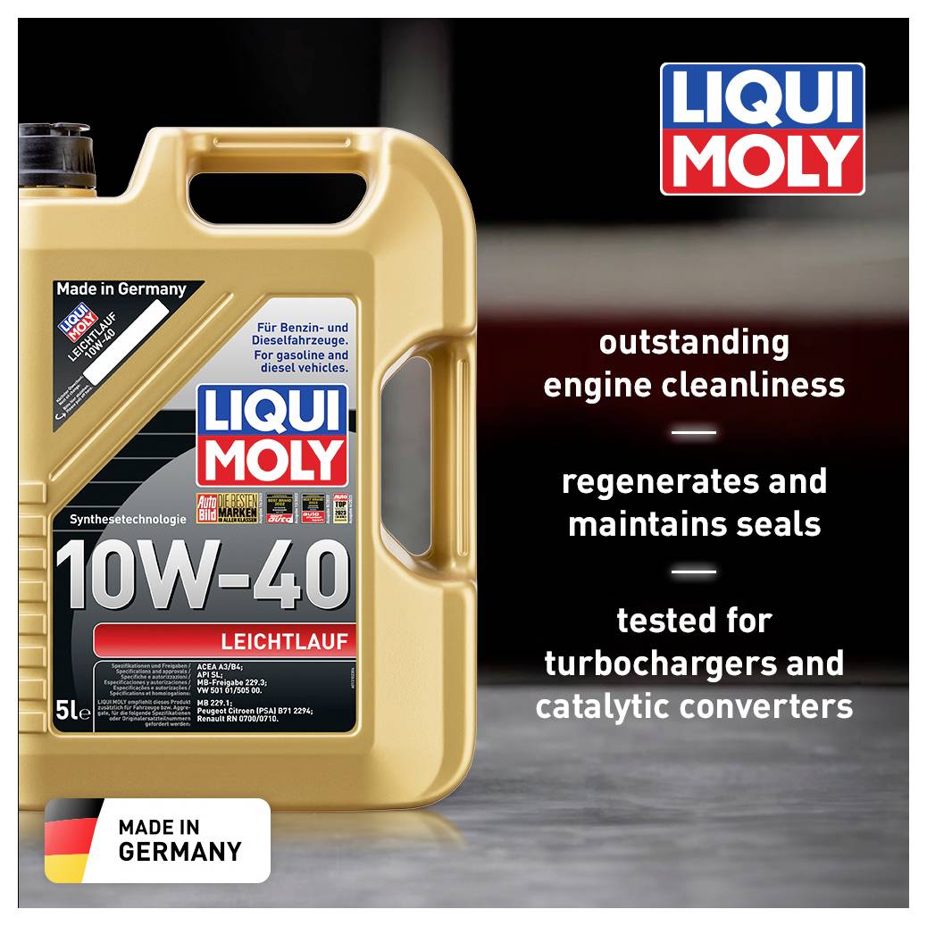 Liqui Moly LEICHTLAUF 10W-40 1310 Motoröl 5l
