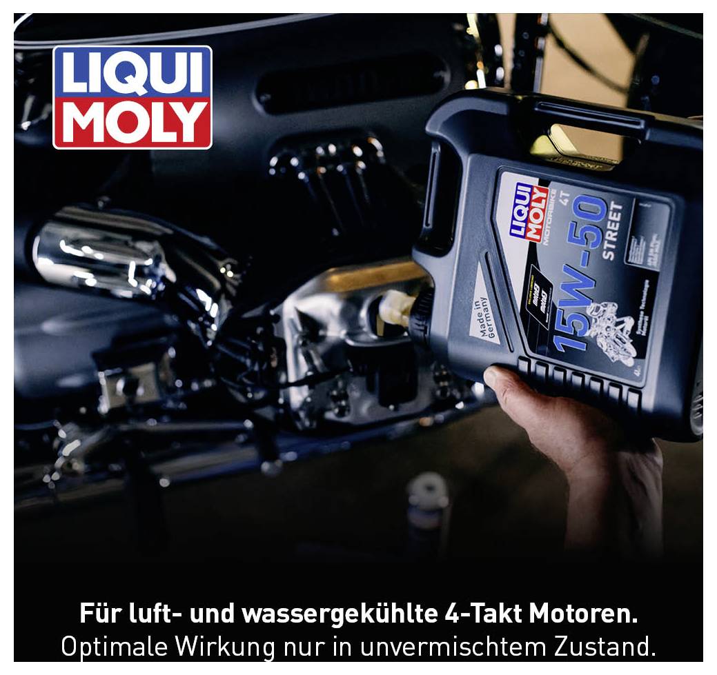 Liqui Moly MOTORBIKE 4T 15W-50 STREET 1689 4-Takt-Motoröl 4l