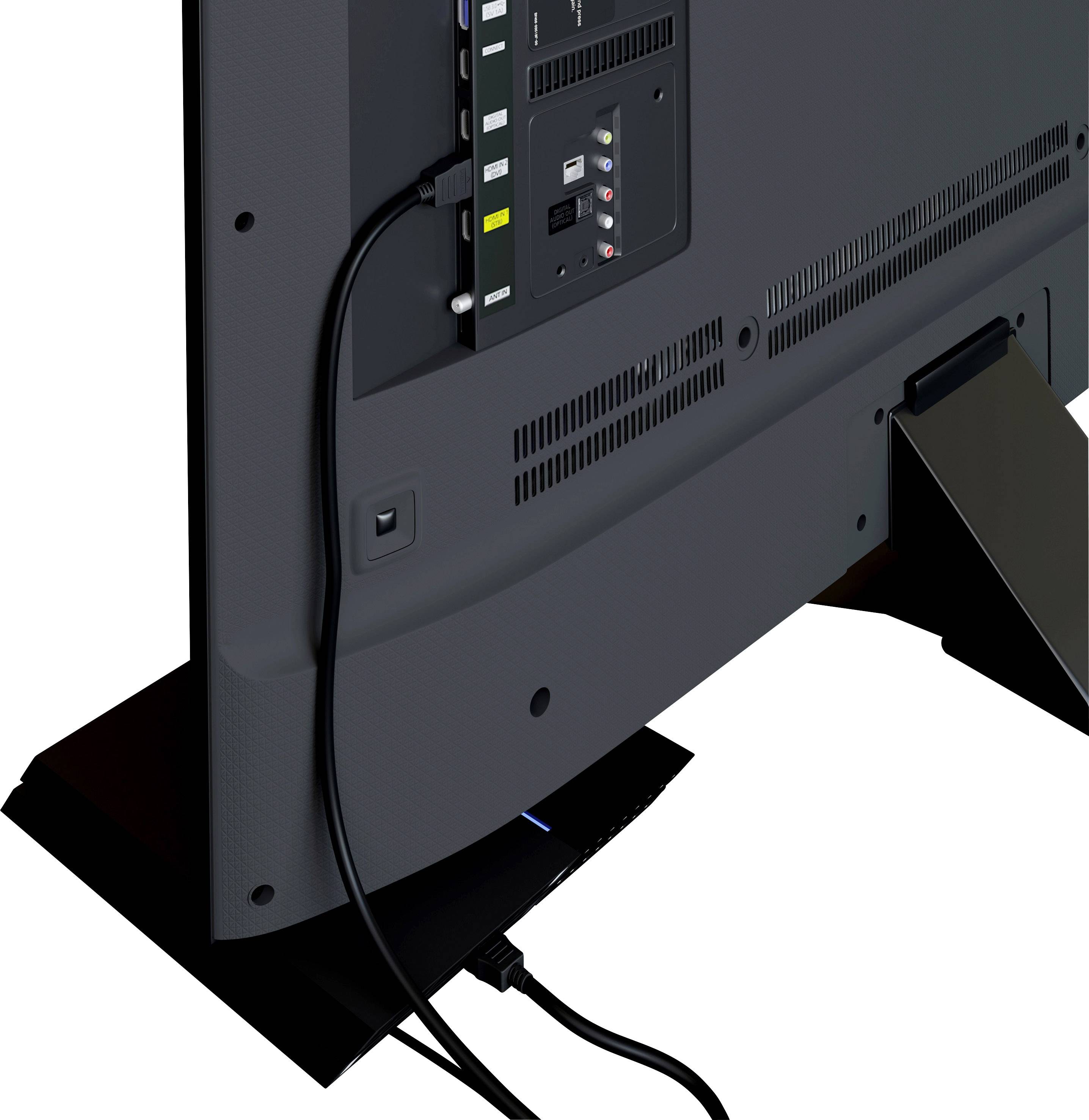 Goobay HDMI Anschlusskabel HDMI-A Stecker, HDMI-A Stecker 2.00 m Schwarz 38517 vergoldete Steckkontakte HDMI-Kabel