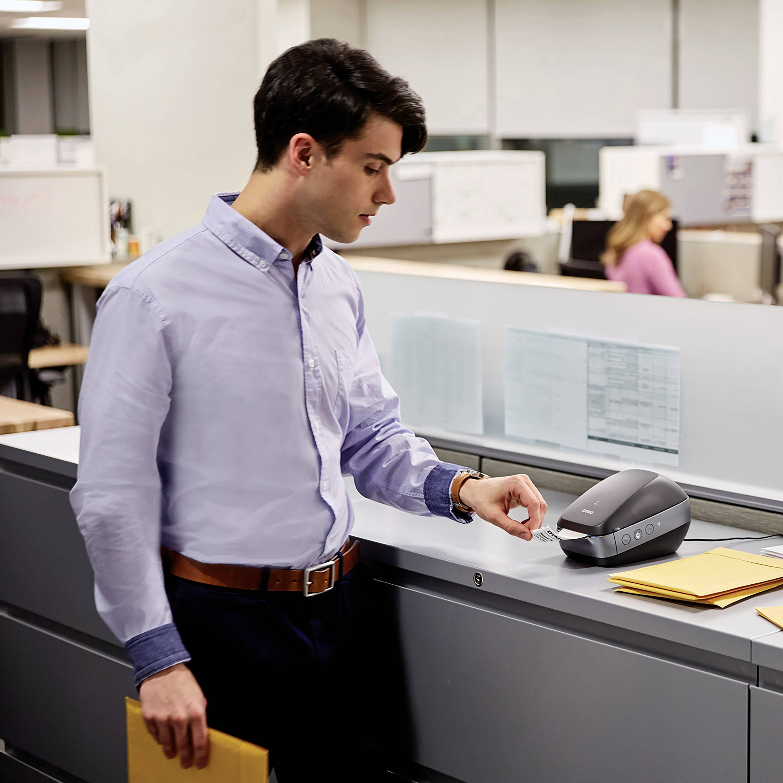 DYMO LabelWriter Wireless Etikettendrucker Thermodirekt 600 x 300 dpi Etikettenbreite (max.): 62 mm USB, WLAN