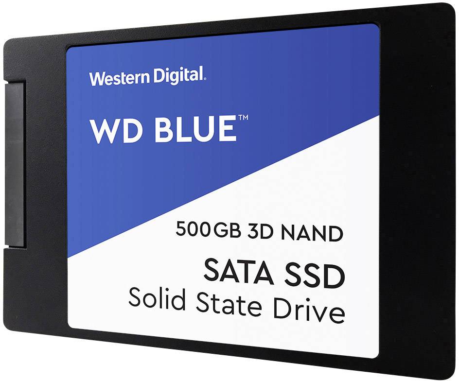 WD Blue™ 500GB Interne SATA SSD 6.35cm (2.5 Zoll) SATA 6 Gb/s Bulk WDS500G2B0A