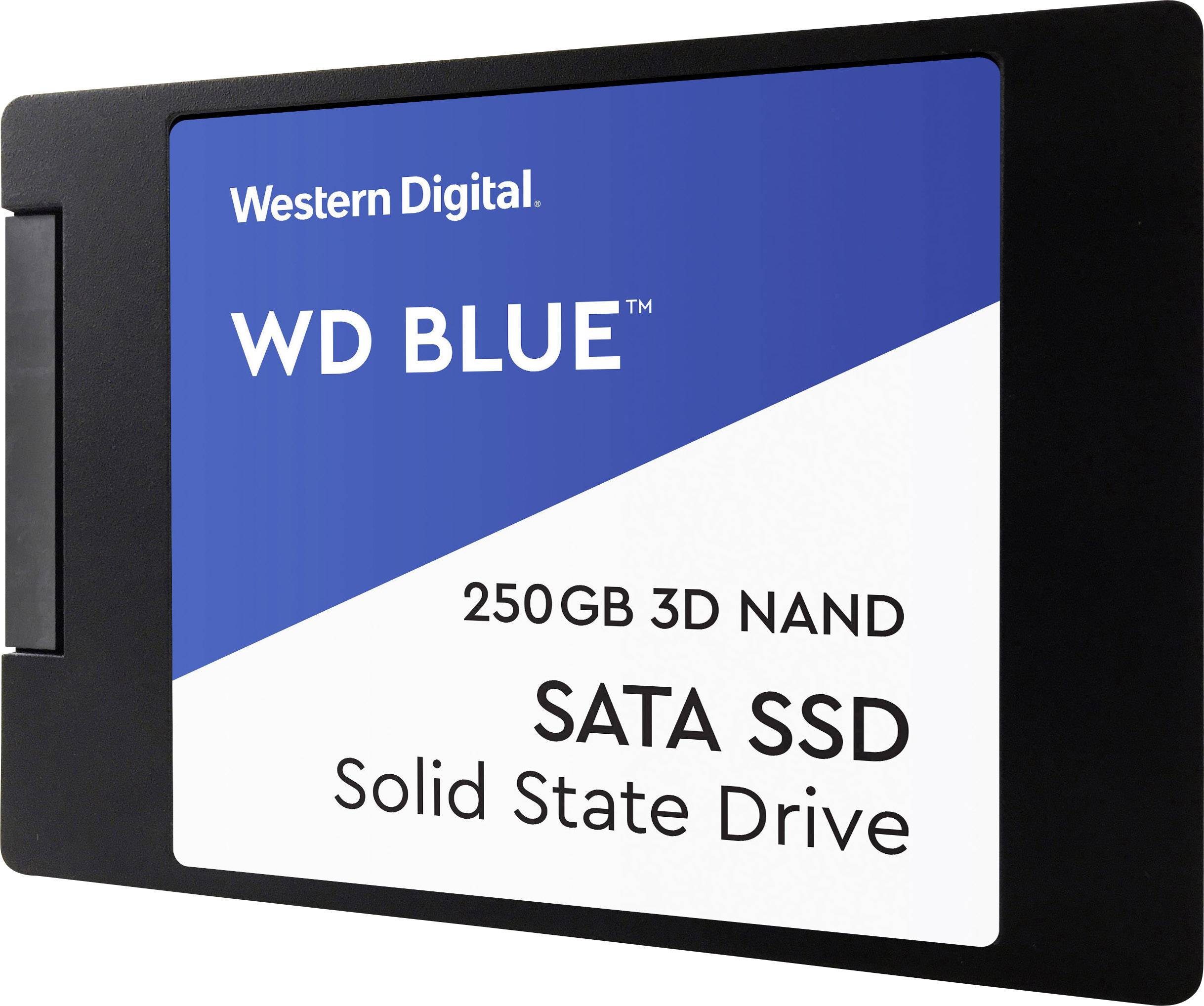 WD Blue™ 250GB Interne SATA SSD 6.35cm (2.5 Zoll) SATA 6 Gb/s Bulk WDS250G2B0A