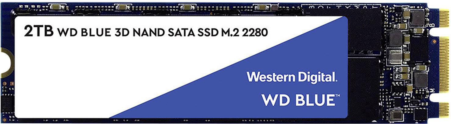WD Blue™ 2TB Interne M.2 SATA SSD 2280 M.2 SATA 6 Gb/s Retail WDS200T2B0B
