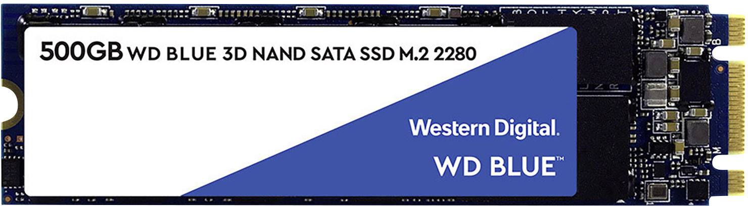 WD Blue™ 500GB Interne M.2 SATA SSD 2280 M.2 SATA 6 Gb/s Retail WDS500G2B0B