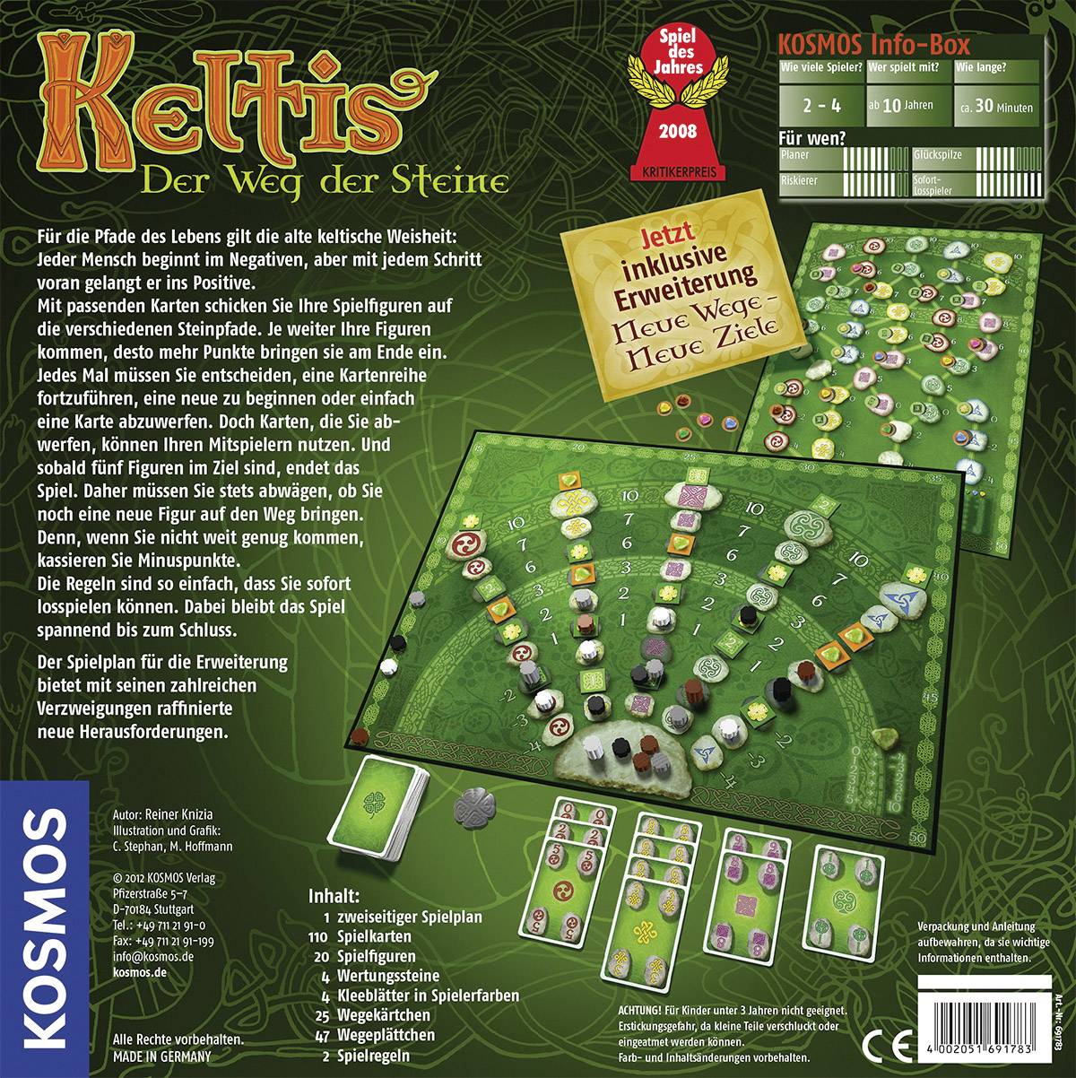 Kosmos 691783 Keltis inklusive Erweiterung