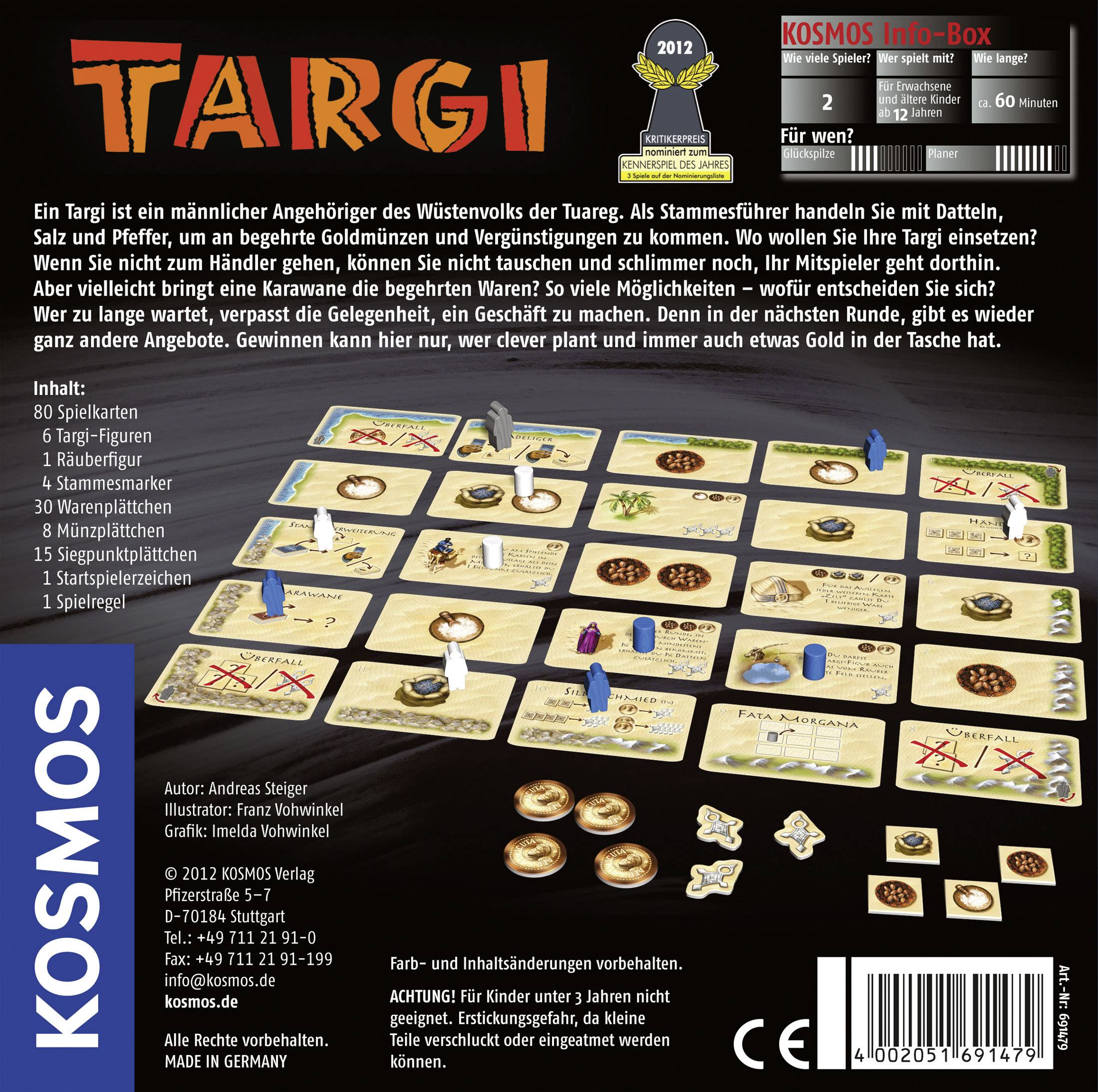 Kosmos 691479 Targi - Hitziges Spiel für Zwei
