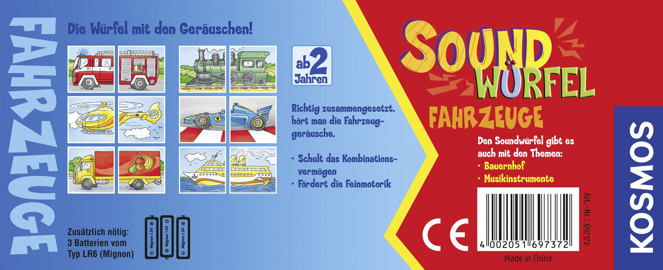 Kosmos Kosmos Soundwürfel Fahrzeuge 697372