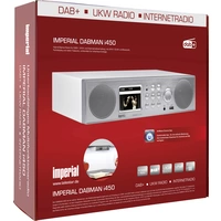 Imperial DABMAN i450 Internet Küchenradio DAB+, UKW, Internet Bluetooth®, AUX, USB, WLAN, Internetradio Silber Imperial DABMAN i450 Internet Küchenradio DAB+, UKW, Internet Bluetooth®, AUX, USB, WLAN, Internetradio Silber