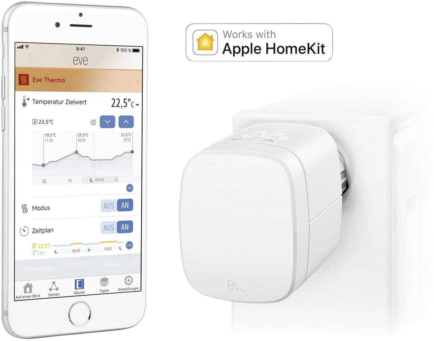 Eve home Thermo 2017 Bluetooth Low Energy Thermostat   Apple HomeKit
